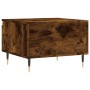 Mesa de centro madera de ingeniería roble ahumado 50x46x35 cm de , Mesas de centro - Ref: Foro24-830854, Precio: 43,81 €, Des...