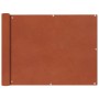 Balcony awning oxford fabric 90x400 cm terracotta by vidaXL, Umbrellas - Ref: Foro24-42330, Price: 23,60 €, Discount: %