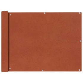 Toldo para balcón tela oxford 90x400 cm terracota de vidaXL, Sombrillas - Ref: Foro24-42330, Precio: 23,99 €, Descuento: %