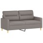 2-Sitzer-Sofa mit taupegrauen Stoffkissen, 140 cm von , Sofas - Ref: Foro24-3200828, Preis: 262,12 €, Rabatt: %