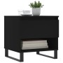 Mesa de centro madera de ingeniería negro 50x46x50 cm de , Mesas de centro - Ref: Foro24-830926, Precio: 48,18 €, Descuento: %