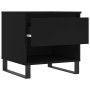 Mesa de centro madera de ingeniería negro 50x46x50 cm de , Mesas de centro - Ref: Foro24-830926, Precio: 48,18 €, Descuento: %