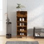 Smoked oak plywood shoe cabinet 40x36x105 cm by , Shoe racks and shoe organizers - Ref: Foro24-831465, Price: 39,88 €, Discou...