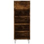 Smoked oak plywood shoe cabinet 40x36x105 cm by , Shoe racks and shoe organizers - Ref: Foro24-831465, Price: 39,88 €, Discou...