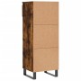 Smoked oak plywood shoe cabinet 40x36x105 cm by , Shoe racks and shoe organizers - Ref: Foro24-831473, Price: 44,83 €, Discou...