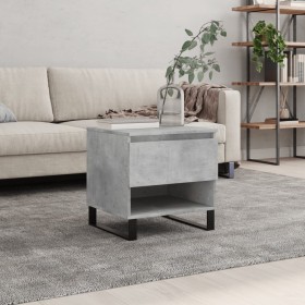 Concrete gray engineered wood coffee table 50x46x50 cm by , Coffee table - Ref: Foro24-830932, Price: 39,95 €, Discount: %