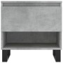 Mesa de centro madera de ingeniería gris hormigón 50x46x50 cm de , Mesas de centro - Ref: Foro24-830932, Precio: 39,13 €, Des...