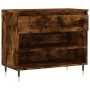 Smoked oak plywood shoe cabinet 70x36x60 cm by , Shoe racks and shoe organizers - Ref: Foro24-831433, Price: 37,43 €, Discoun...