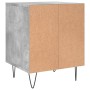 Mesitas noche 2 uds madera ingeniería gris hormigón 40x35x50 cm de , Mesitas de noche - Ref: Foro24-830725, Precio: 50,87 €, ...