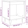 Mesitas noche 2 uds madera ingeniería gris hormigón 40x35x50 cm de , Mesitas de noche - Ref: Foro24-830725, Precio: 50,87 €, ...