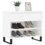 Mueble zapatero madera contrachapada blanco 70x36x60 cm de , Zapateros y organizadores de calzado - Ref: Foro24-831444, Preci...