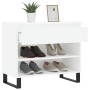 Mueble zapatero madera contrachapada blanco 70x36x60 cm de , Zapateros y organizadores de calzado - Ref: Foro24-831444, Preci...