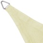 HDPE triangular sail awning 5x5x5 mm cream by vidaXL, Umbrellas - Ref: Foro24-42291, Price: 41,02 €, Discount: %