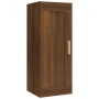 Oak brown engineered wood wall cabinet 35x34x90 cm by , Shelves and shelves - Ref: Foro24-817452, Price: 45,06 €, Discount: %