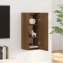 Oak brown engineered wood wall cabinet 35x34x90 cm by , Shelves and shelves - Ref: Foro24-817452, Price: 45,06 €, Discount: %