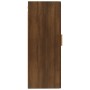 Oak brown engineered wood wall cabinet 35x34x90 cm by , Shelves and shelves - Ref: Foro24-817452, Price: 45,06 €, Discount: %