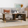 Smoked oak plywood coffee table 90x50x40 cm by , Coffee table - Ref: Foro24-817543, Price: 47,00 €, Discount: %