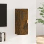 Smoked oak plywood wall cabinet 35x34x90 cm by , Shelves and shelves - Ref: Foro24-817450, Price: 38,82 €, Discount: %