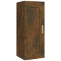 Smoked oak plywood wall cabinet 35x34x90 cm by , Shelves and shelves - Ref: Foro24-817450, Price: 38,82 €, Discount: %