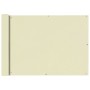 Balcony awning oxford fabric 75x600 cm cream by vidaXL, Umbrellas - Ref: Foro24-42337, Price: 26,52 €, Discount: %