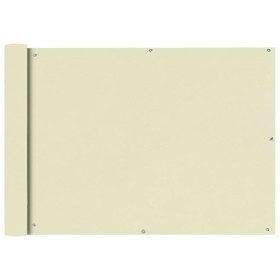 Toldo para balcón tela oxford 75x600 cm crema de vidaXL, Sombrillas - Ref: Foro24-42337, Precio: 26,52 €, Descuento: %