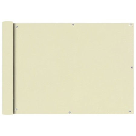 Balcony awning oxford fabric 75x600 cm cream by vidaXL, Umbrellas - Ref: Foro24-42337, Price: 26,52 €, Discount: %