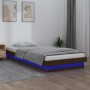 Estructura cama individual madera maciza marrón miel 75x190 cm de , Camas y somieres - Ref: Foro24-820000, Precio: 139,60 €, ...