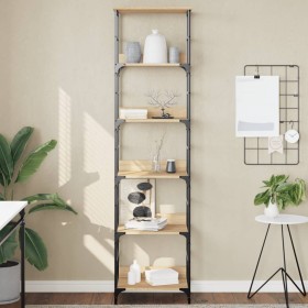 Sonoma oak engineered wood shelf 50x33x188.5 cm by , Bookcases and shelves - Ref: Foro24-835280, Price: 79,58 €, Discount: %