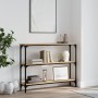 Sonoma oak engineered wood console table 100x22.5x75 cm by , Side tables - Ref: Foro24-834026, Price: 57,28 €, Discount: %