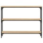 Mesa consola madera de ingeniería roble Sonoma 100x22,5x75 cm de , Mesas auxiliares - Ref: Foro24-834026, Precio: 57,28 €, De...