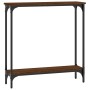 Oak brown engineered wood console table 75x22.5x75 cm by , Side tables - Ref: Foro24-834024, Price: 39,76 €, Discount: %