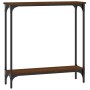 Mesa consola madera de ingeniería marrón roble 75x22,5x75 cm de , Mesas auxiliares - Ref: Foro24-834024, Precio: 39,76 €, Des...