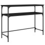 Mesa consola madera de ingeniería negra 100x35,5x75 cm de , Mesas auxiliares - Ref: Foro24-834045, Precio: 53,68 €, Descuento: %