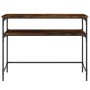 Smoked oak engineered wood console table 100x35.5x75 cm by , Side tables - Ref: Foro24-834047, Price: 45,73 €, Discount: %