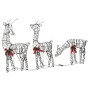 Christmas Reindeer Family 90 LED Rattan Warm White by , Christmas lights - Ref: Foro24-372166, Price: 72,99 €, Discount: %