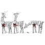 Christmas Reindeer Family 90 LED Rattan Warm White by , Christmas lights - Ref: Foro24-372166, Price: 72,99 €, Discount: %