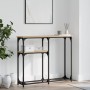 Sonoma oak engineered wood console table 90x22.5x75 cm by , Side tables - Ref: Foro24-834091, Price: 48,06 €, Discount: %