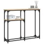 Mesa consola madera de ingeniería roble Sonoma 90x22,5x75 cm de , Mesas auxiliares - Ref: Foro24-834091, Precio: 48,06 €, Des...