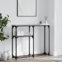 Sonoma gray engineered wood console table 90x22.5x75 cm by , Side tables - Ref: Foro24-834093, Price: 43,99 €, Discount: %