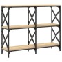 Mesa consola madera de ingeniería roble Sonoma 100x28x80,5 cm de , Mesas auxiliares - Ref: Foro24-835420, Precio: 63,73 €, De...