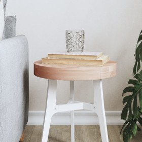 Round solid beech wood board Ø30x4 cm by , Table tops - Ref: Foro24-355920, Price: 27,99 €, Discount: %