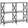 Mesa consola madera de ingeniería gris Sonoma 100x28x80,5 cm de , Mesas auxiliares - Ref: Foro24-835422, Precio: 61,19 €, Des...