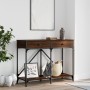 Oak brown engineered wood console table 100x39x78.5 cm by , Side tables - Ref: Foro24-835488, Price: 63,07 €, Discount: %