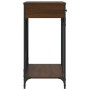 Mesa consola madera de ingeniería marrón roble 100x39x78,5 cm de , Mesas auxiliares - Ref: Foro24-835488, Precio: 63,07 €, De...