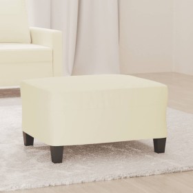 Cream synthetic leather footstool 70x55x41 cm by , Ottomans - Ref: Foro24-349356, Price: 67,99 €, Discount: %