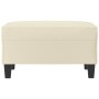 Cream synthetic leather footstool 70x55x41 cm by , Ottomans - Ref: Foro24-349356, Price: 69,48 €, Discount: %