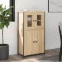 Aparador alto madera contrachapada roble Sonoma 62x32x106,5 cm de , Aparadores - Ref: Foro24-834206, Precio: 104,40 €, Descue...