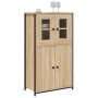 Aparador alto madera contrachapada roble Sonoma 62x32x106,5 cm de , Aparadores - Ref: Foro24-834206, Precio: 104,40 €, Descue...