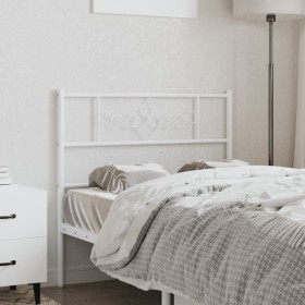 White metal headboard 75 cm by , Headboards and footboards - Ref: Foro24-355342, Price: 23,99 €, Discount: %