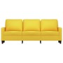 Sofá de 3 plazas de tela amarillo claro 180 cm de , Sofás - Ref: Foro24-359176, Precio: 276,10 €, Descuento: %